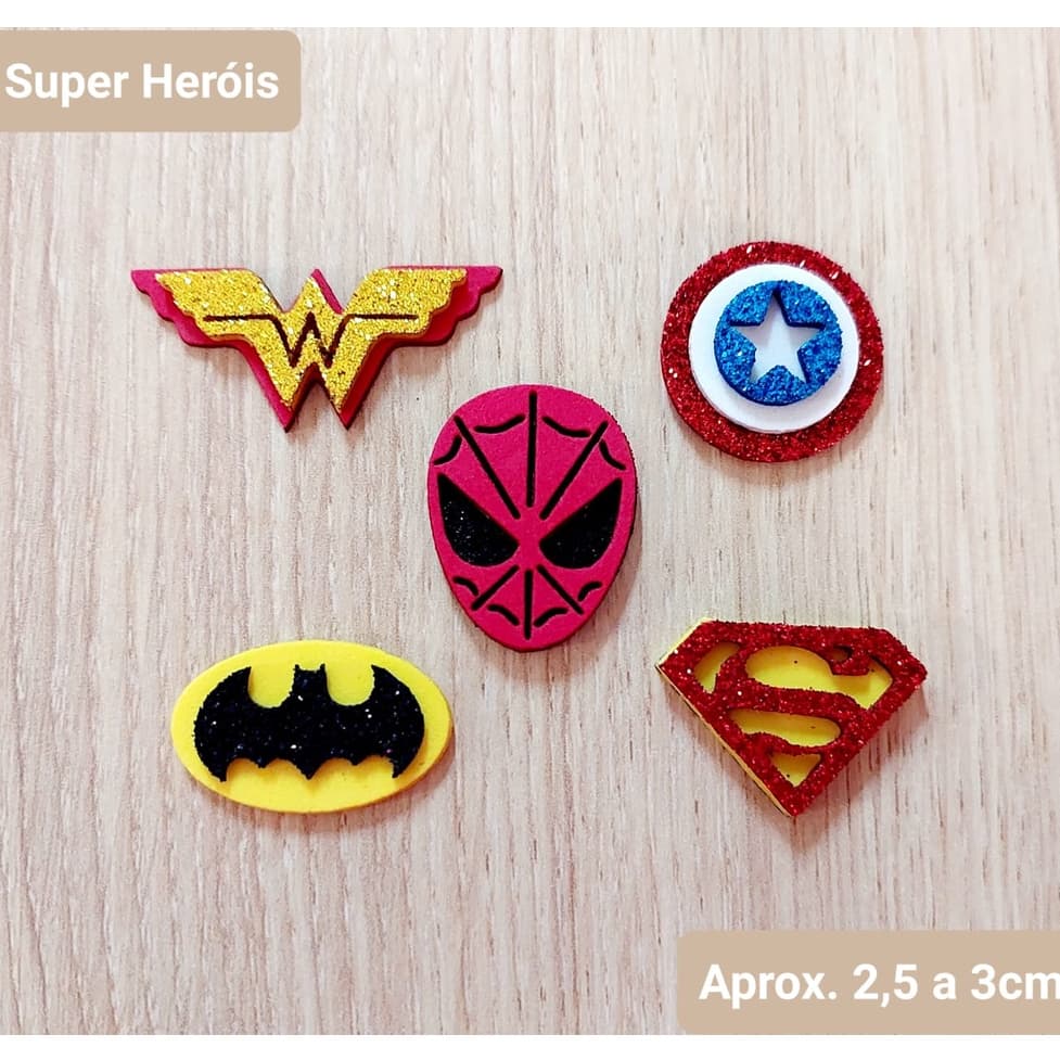 Adesivo pet EVA Super Heróis
