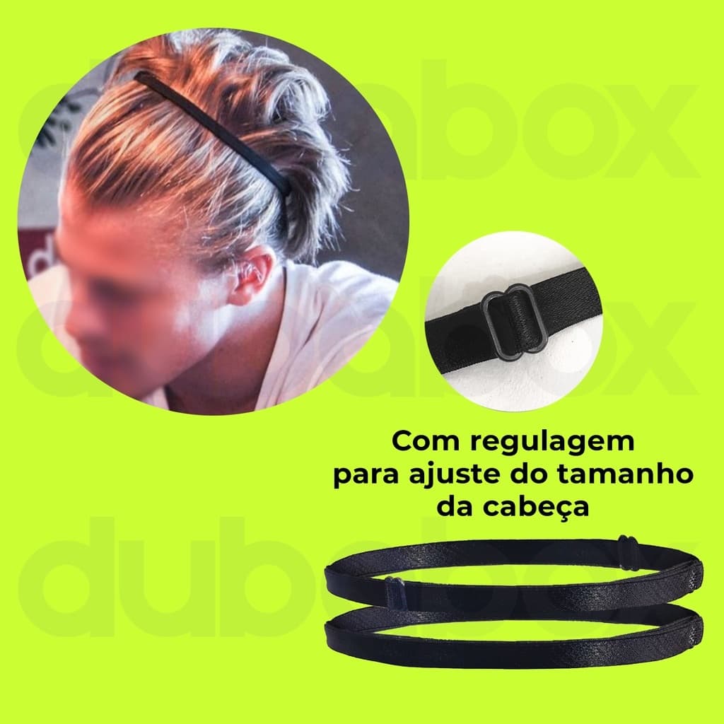 KIT 6 ELASTICO TIARA Faixa Cabelo Crossfit Yoga Mulher Homem Esportes Academia