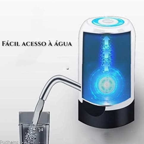 Bomba D'Água Elétrica Com Torneira e Botão Automático Galão Universal Bomba Elétrica Para Galão de Agua