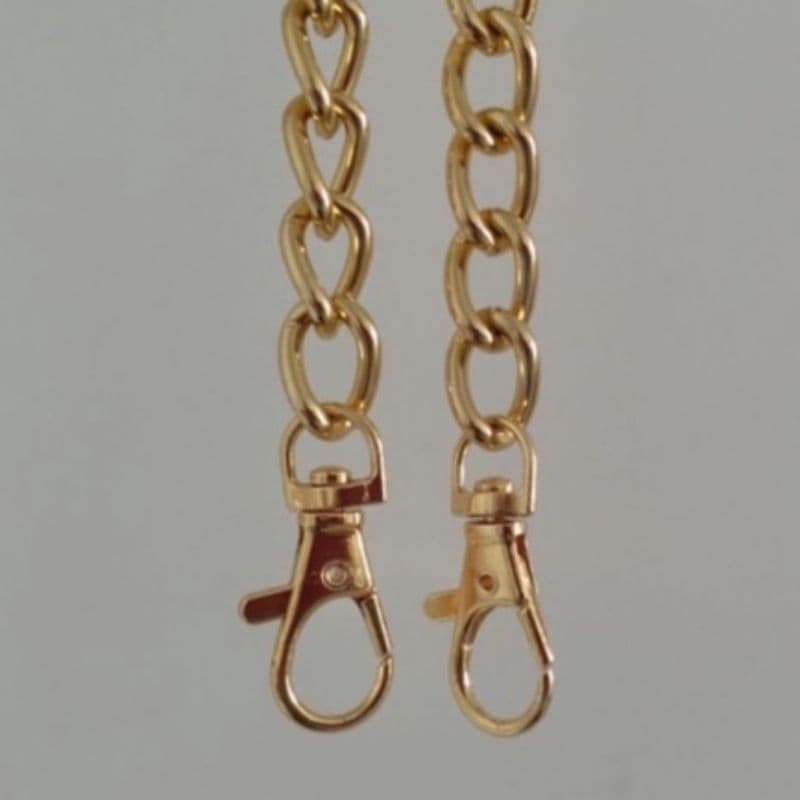 Alça Corrente 1,20 metro p Bolsas completa c mosquete