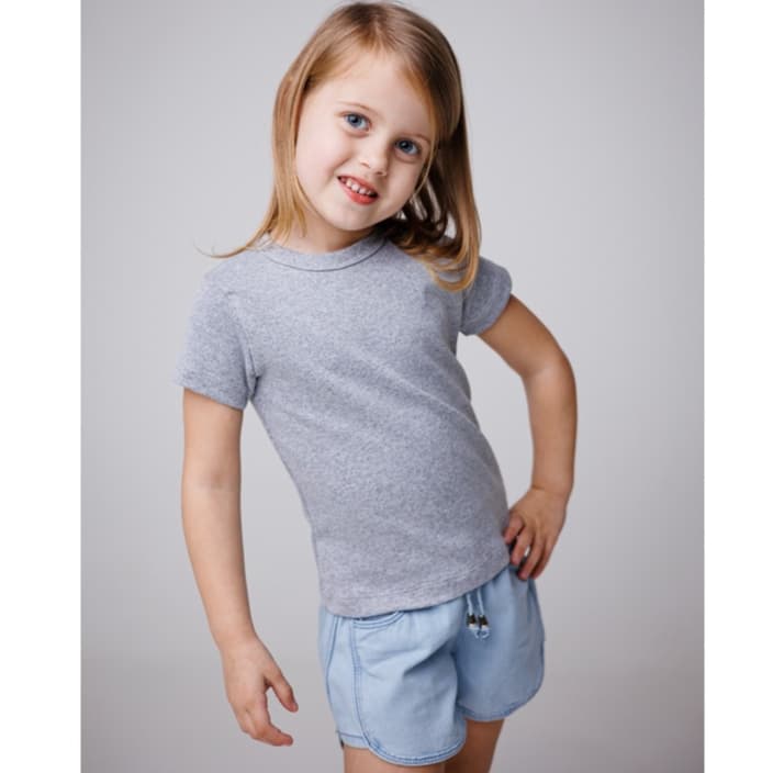 Blusa Feminina Infantil 4 ao 12 Manga Curta