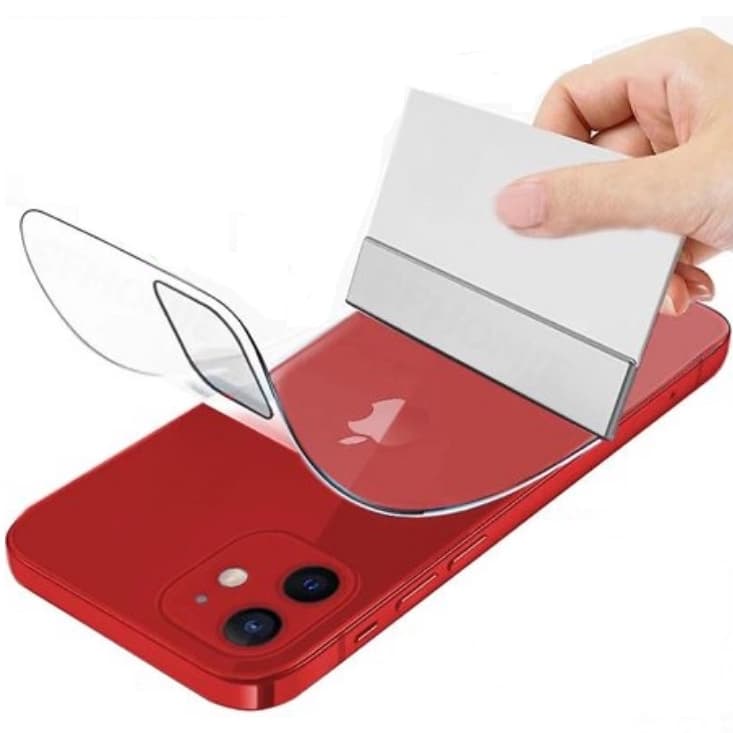 Película Cerâmica Traseira IPhone Gel Flexível 3D/9D Para Todos Modelos de IPhone