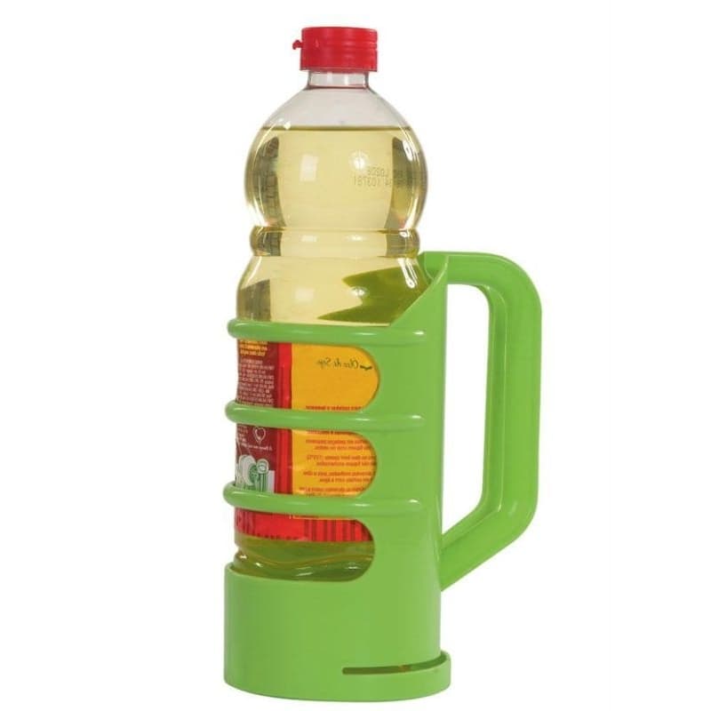 Recipiente para Óleo de cozinha com alça ajustável.
