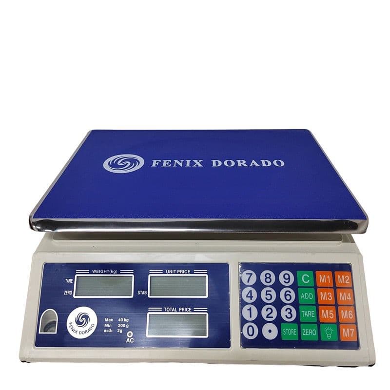 balança eletronica digital 40kg bivolt 110v/220v para comercio