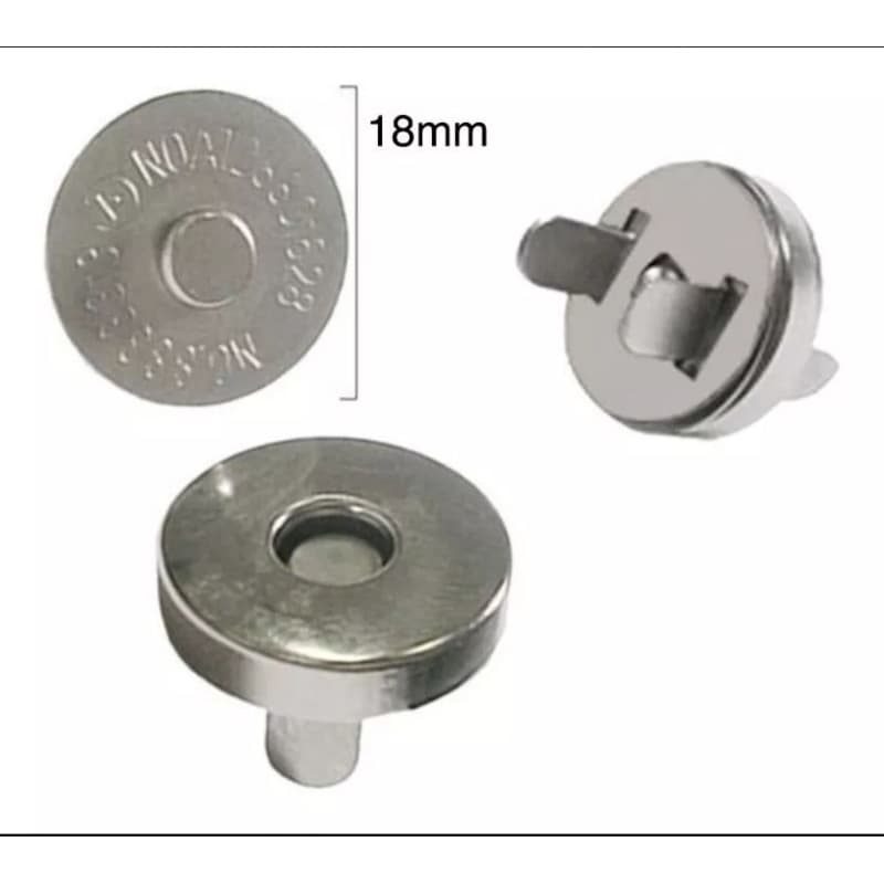 BOTÃO IMANTADO  ARTESANATO 10 PCS