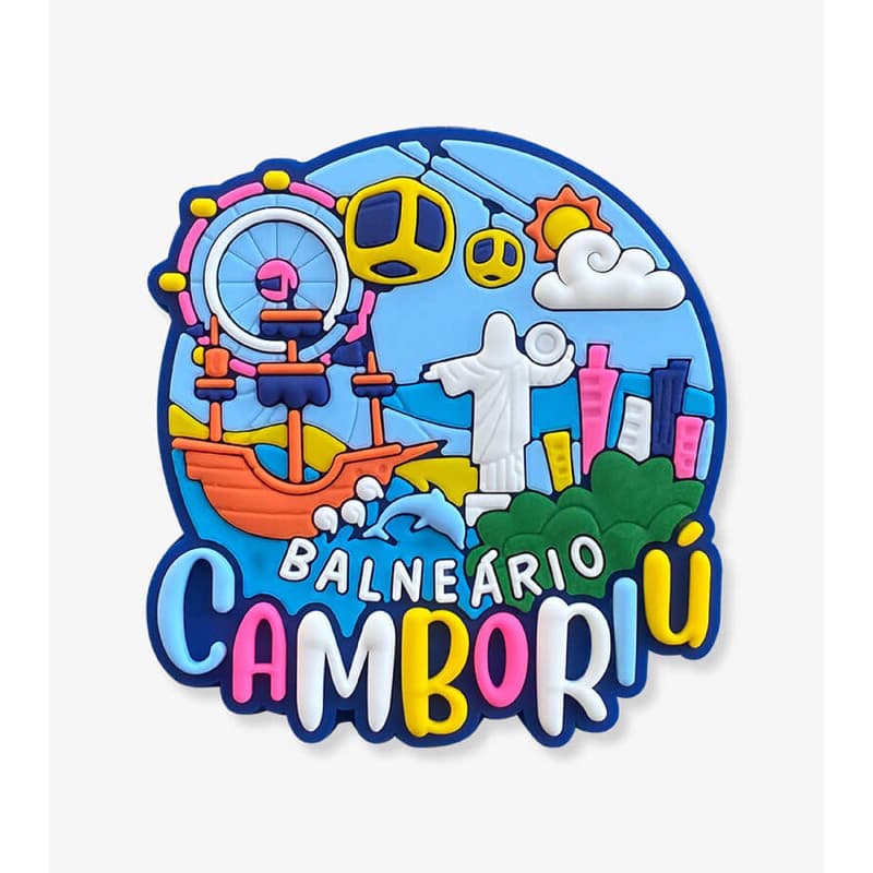 Ímã de geladeira emborrachado - Balneário Camboriú/SC