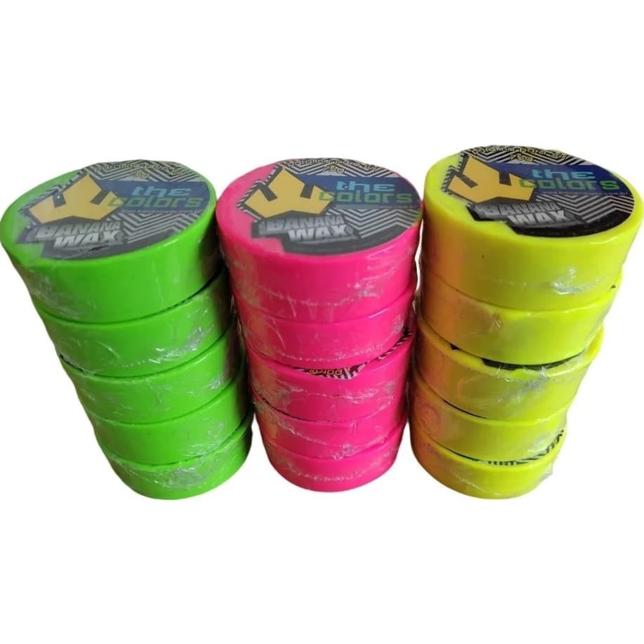 1 Parafina Colorida Banana Wax para prática de Surf The Colors  Promoção