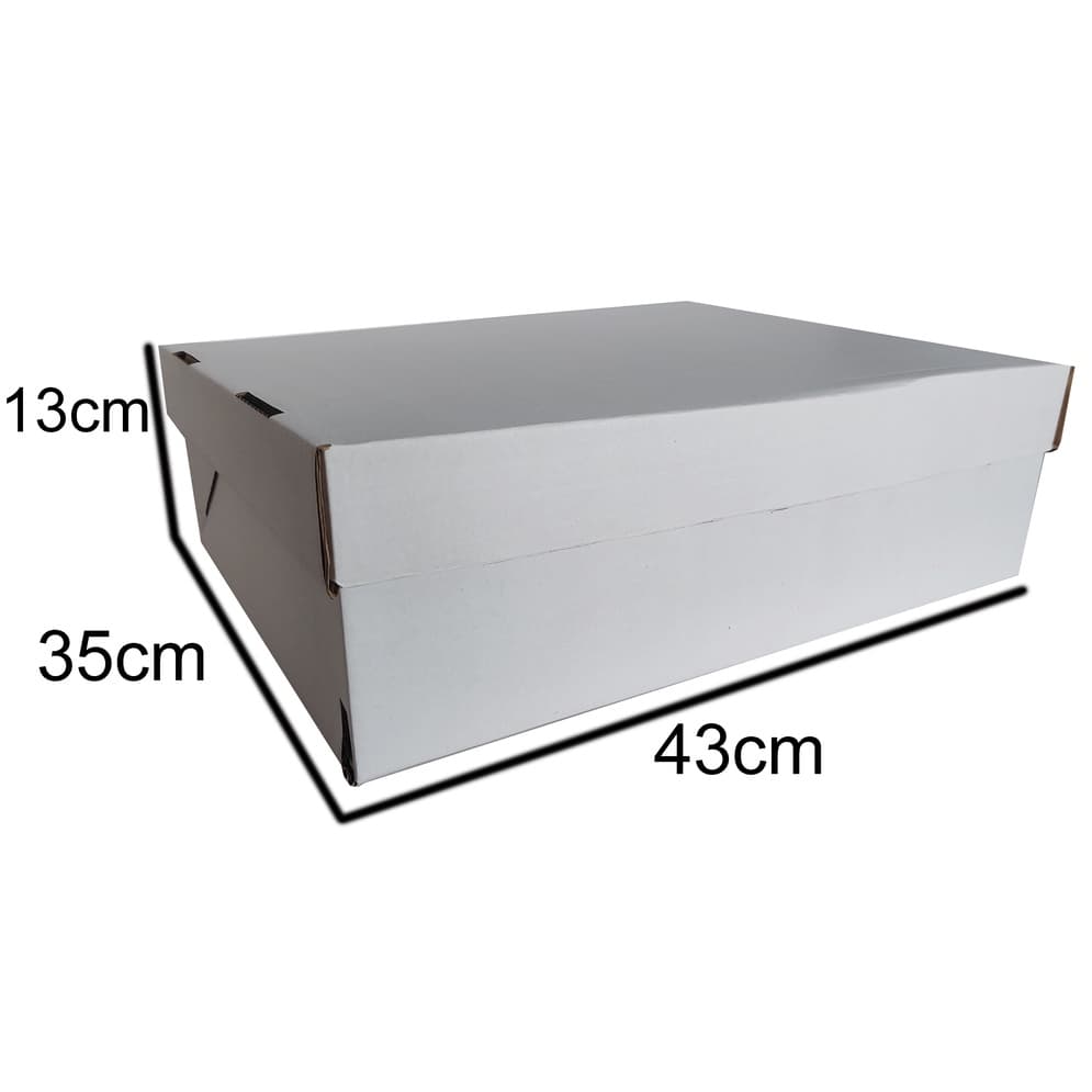 10 Caixas Para Bolo, Torta 35x43x13 Com Tampa - Caixa Papelão - Caixa Retangular