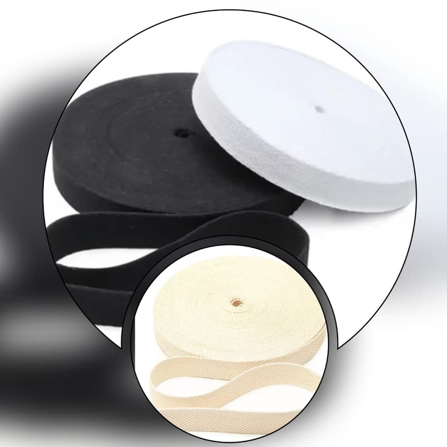 Alça para Bolsas 100% Algodão (Marwan 30mm de larg /vendas a partir de 1 metro).diversas confecções