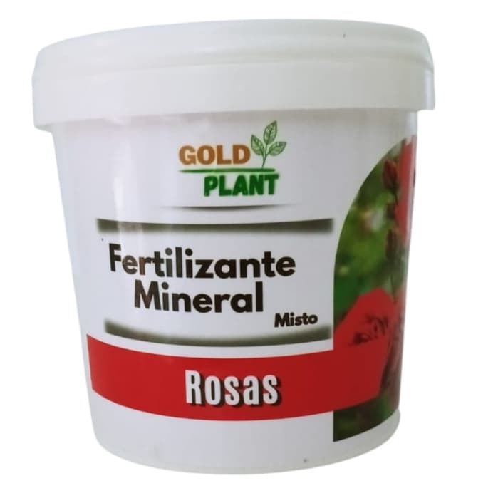 Adubo Rosas fertilizante mineral misto Plantio e Floração Pote 150, 300gr e 1kg Gold Plant