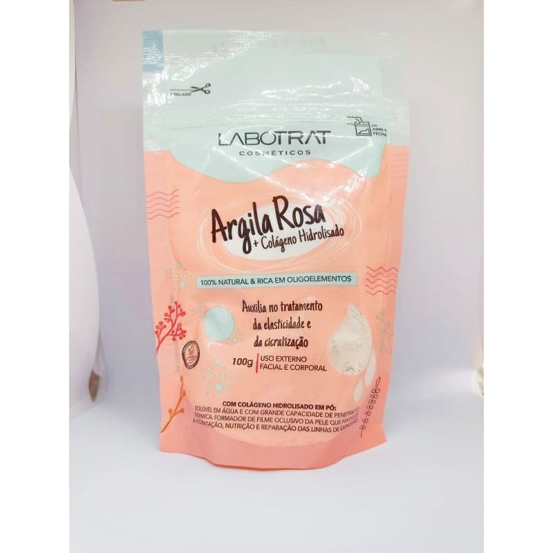 Argila Rosa Labotrat - para skin care - cuidados com a pele