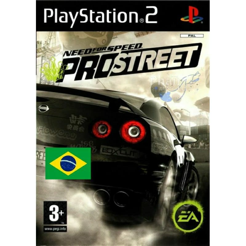 Need for Speed Pro Street legendado em português para PlayStation 2 PS2 desbloqueado