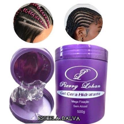 Gel Cera Pierry Lohan Para Tranças e Baby Hair 500g