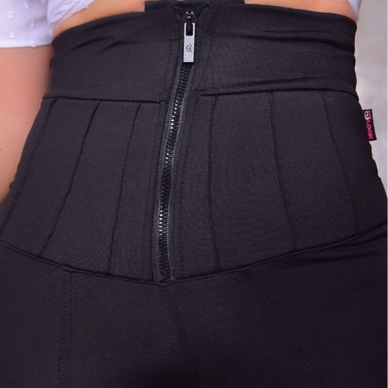 Calça Lipo Tecido Suplex Power Legging com Cinta Modeladora