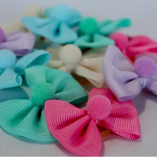 Kit de Laços para Pets e Pet Shop Colors laço colorido para cachorro gato coelhos