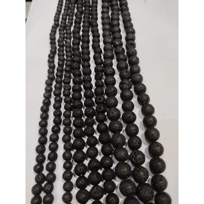 Fio de Pedra Vulcânica 6, 8, ou 10mm