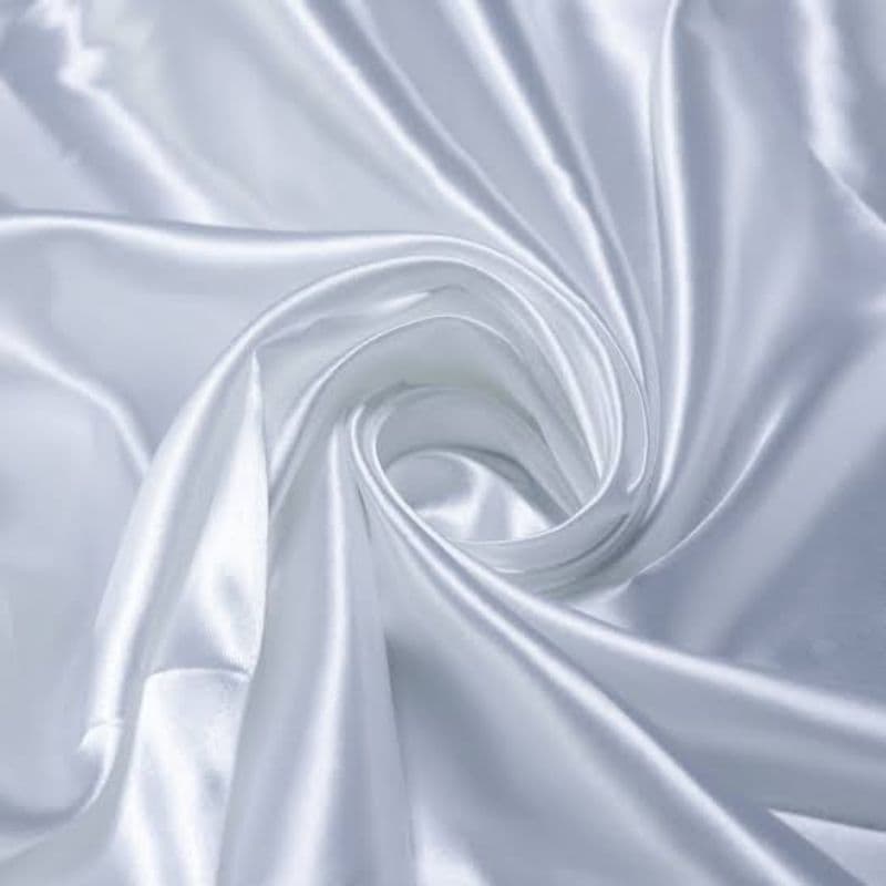 TECIDO CETIM BRANCO 1m x 1,50m  OTIMA QUALIDADE