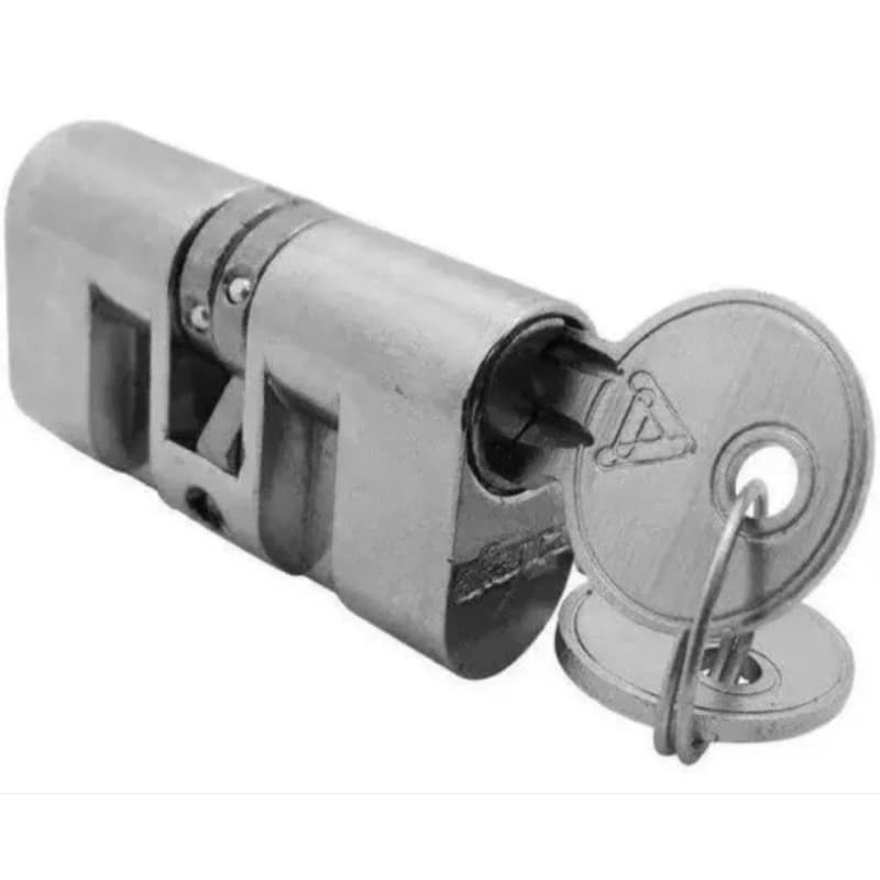 Cilindro Miolo Tambor Aliança Original C/ 2 Chaves Cromado