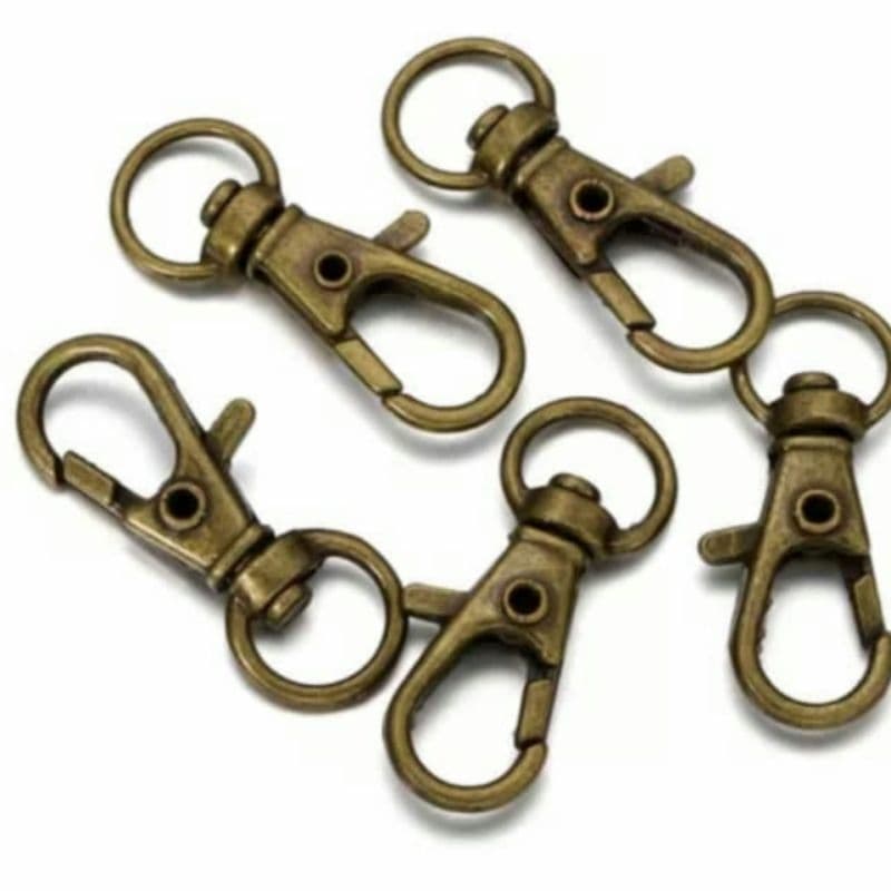 Mosquetão P/ Chaveiro Bolsa 20 Peças