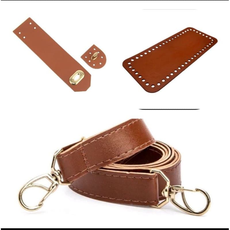 KIT 3 PCS..FUNDO p BOLSAS ARTESANATO CROCHÊ 25/12