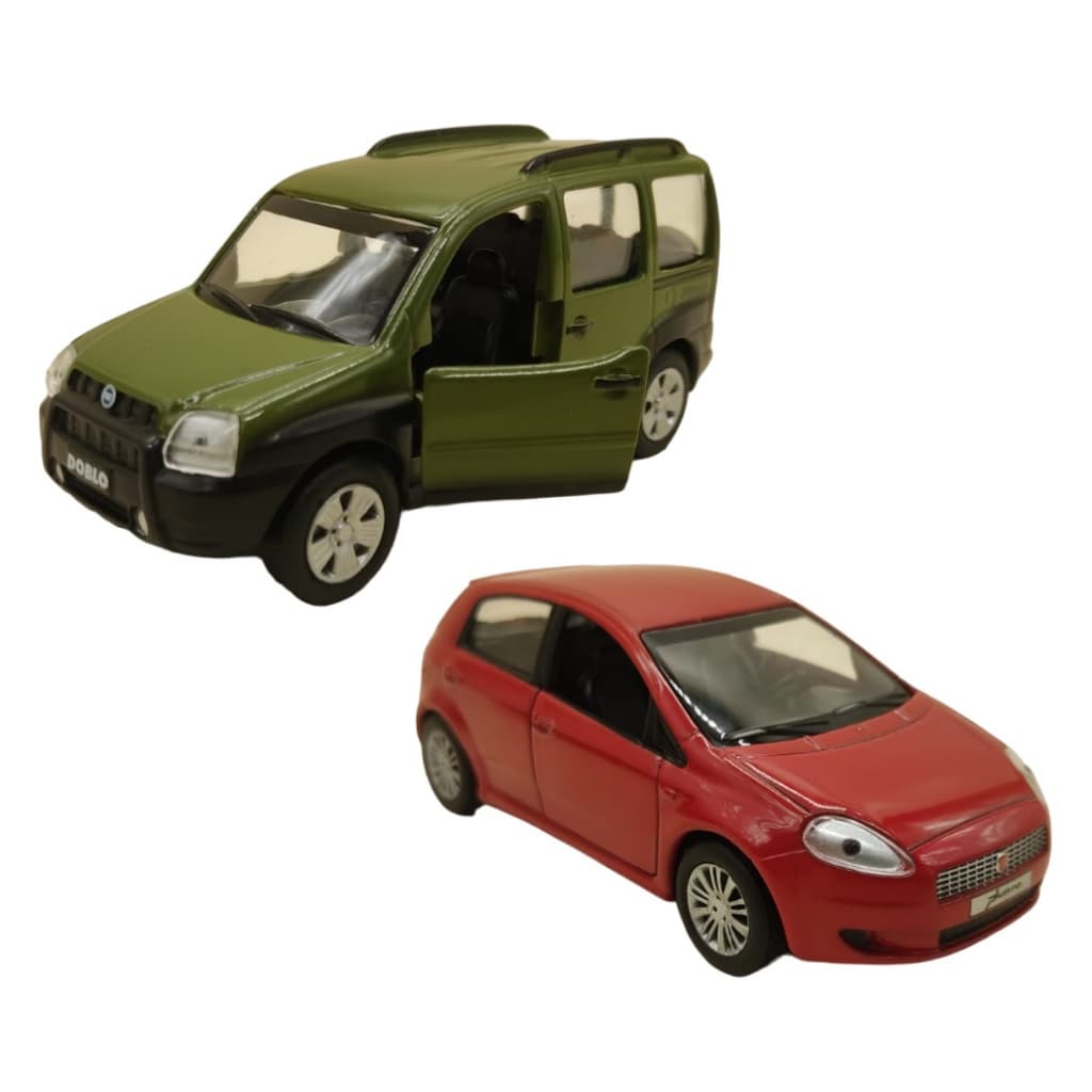 Miniaturas Metal Carros Do Brasil Fiat 2008 Punto Doblo - 11 Cm Carrinhos Colecionáveis Fricção