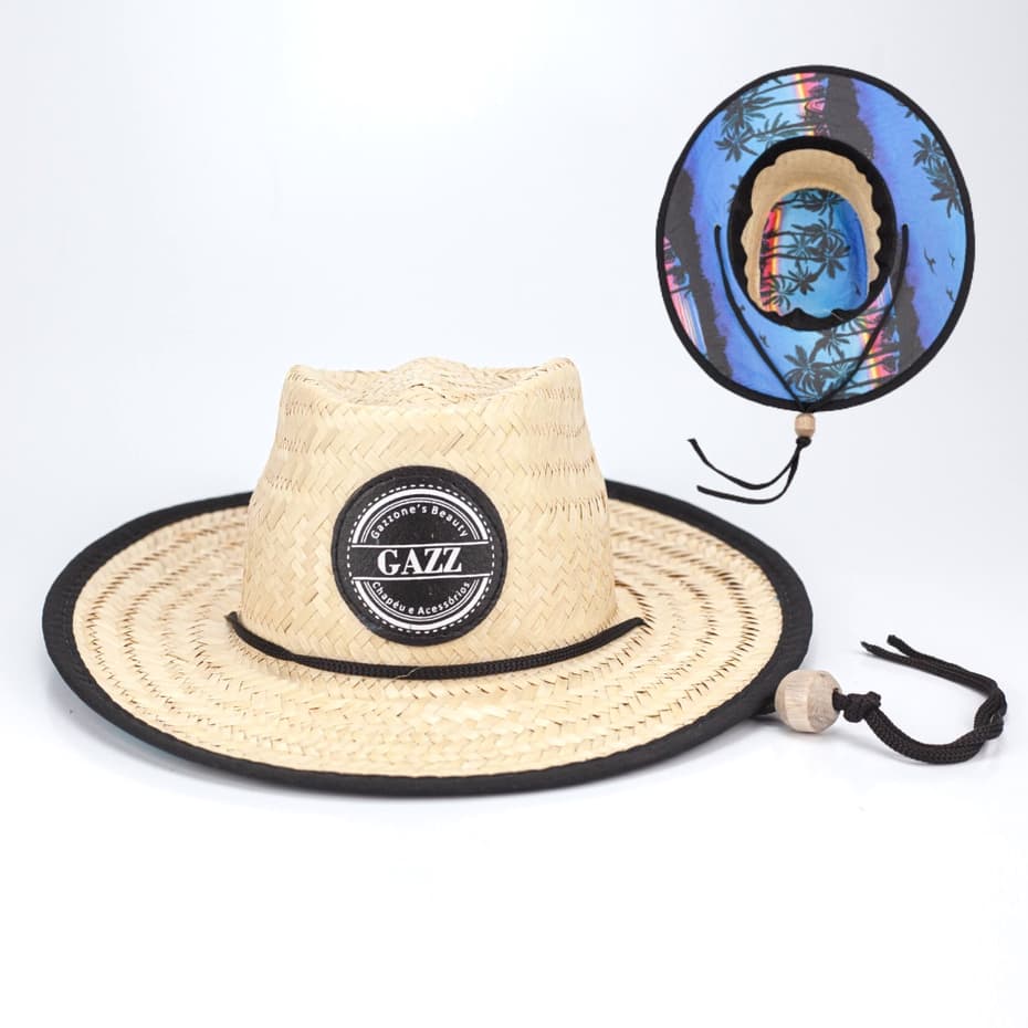Chapéu De Palha Infantil Praia Proteção Sol Criança Menino Menina 1-10 anos