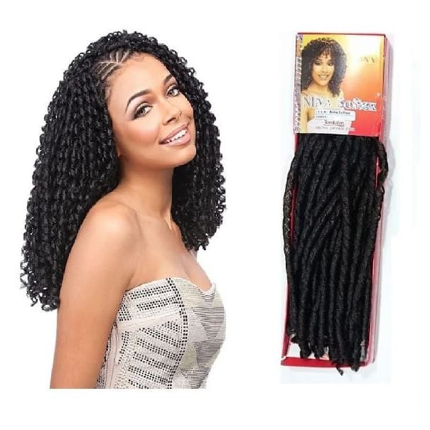 Cabelo Nina Softex Original Crochet Braids Fibras Sintéticas