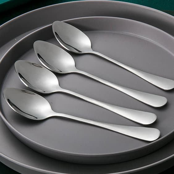 12 Unidade Colher De Delicado Aço Inox Restaurante Utensílios De Mesa Chá Da Tarde