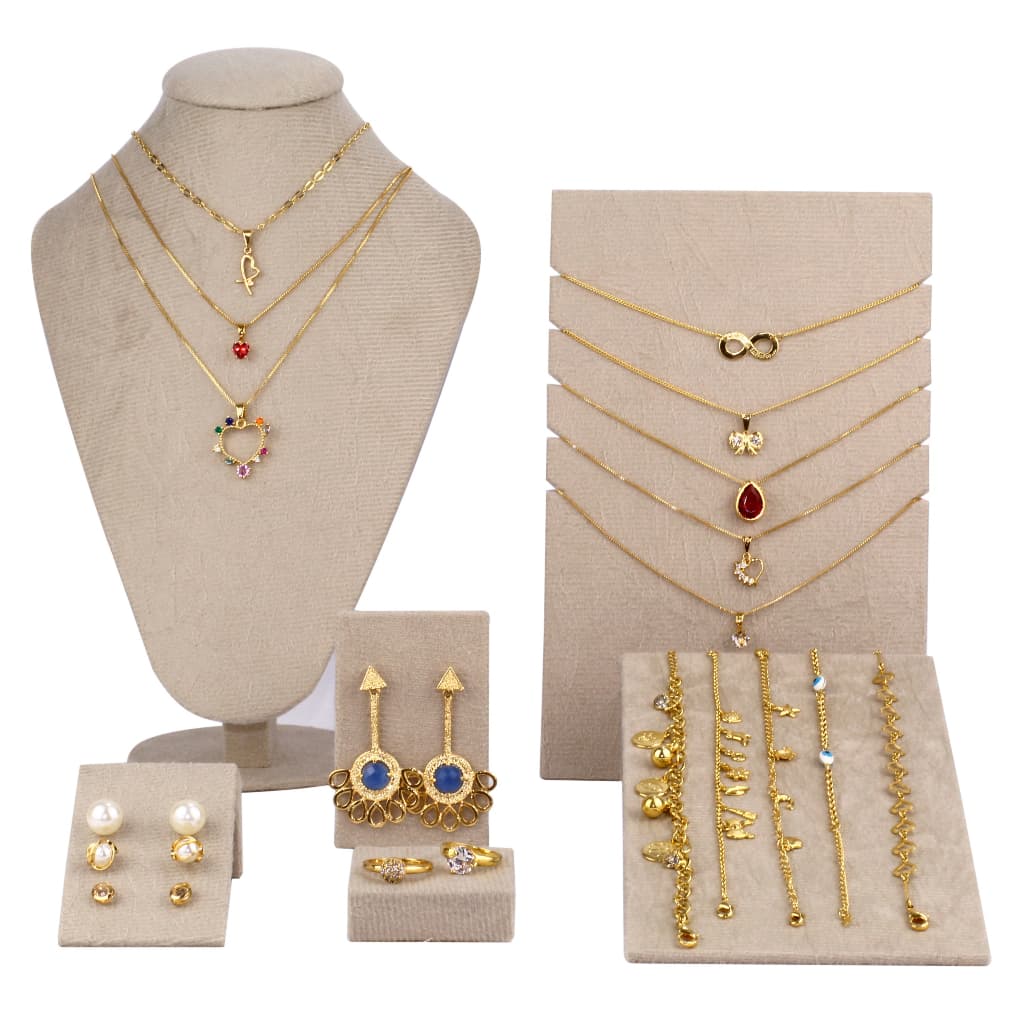 Expositor Organizador de Joias Semijoias Bijuterias Ideal para Lojas Fotografias Vitrines