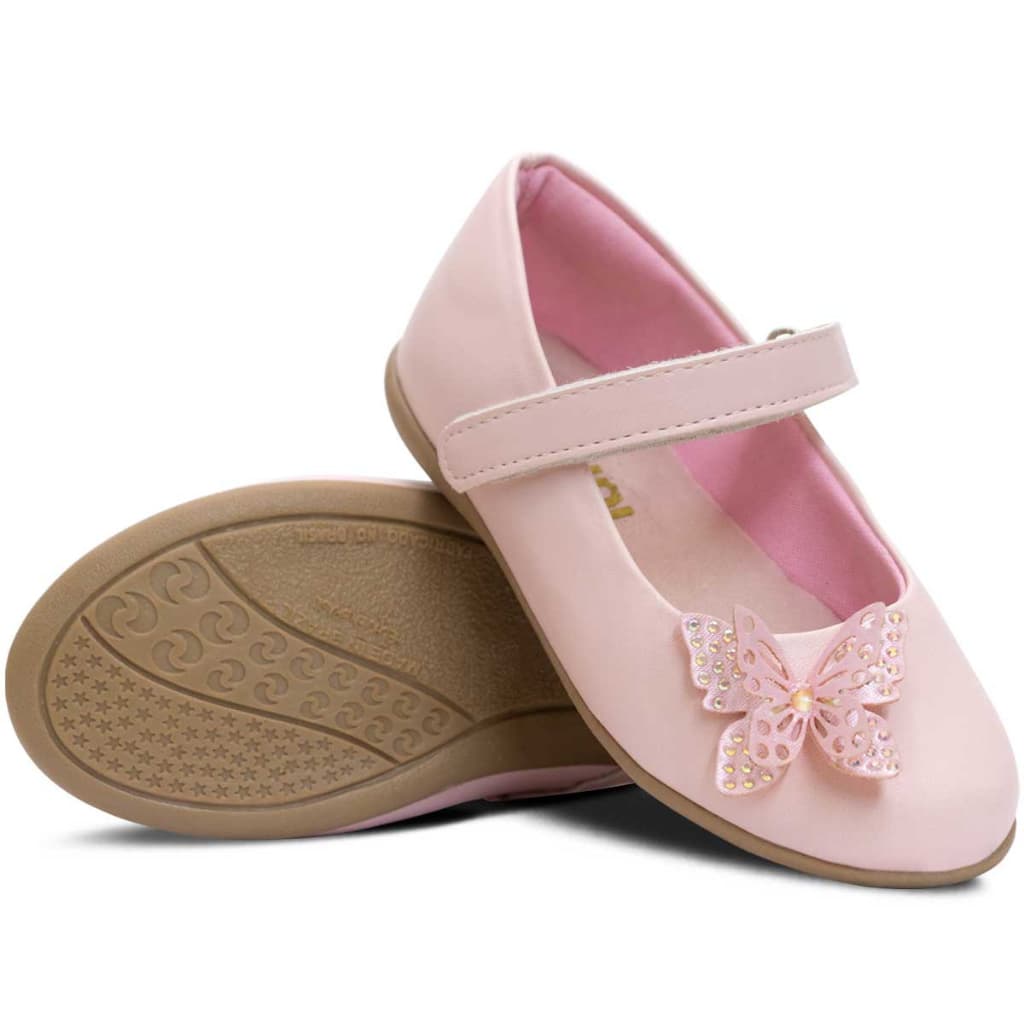 Sapatilha Menina Boneca Nº 18 Ao 27 Sapato Confortável 02.34