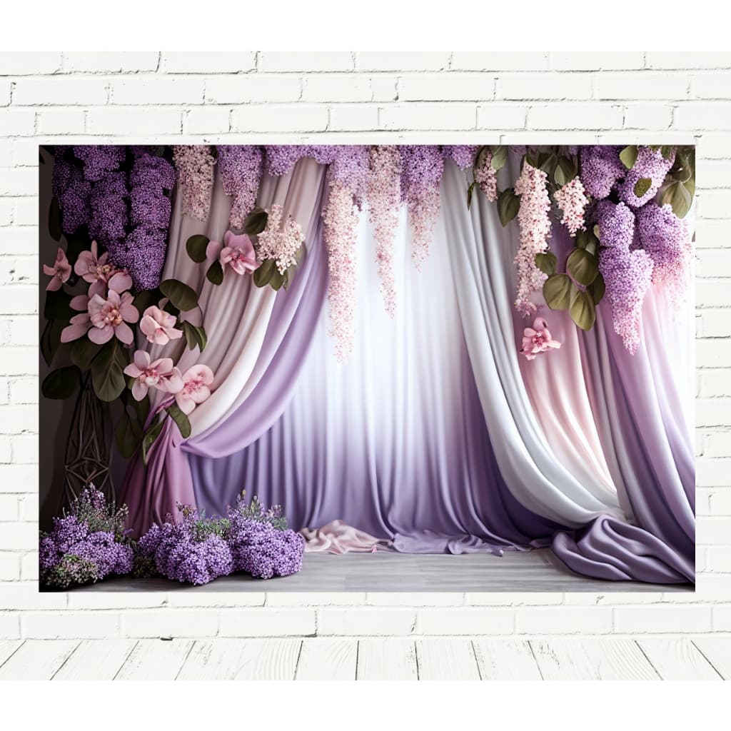 Fundo Fotográfico 2,60x1,80 Dia Das Mães Floral Gestante 10358