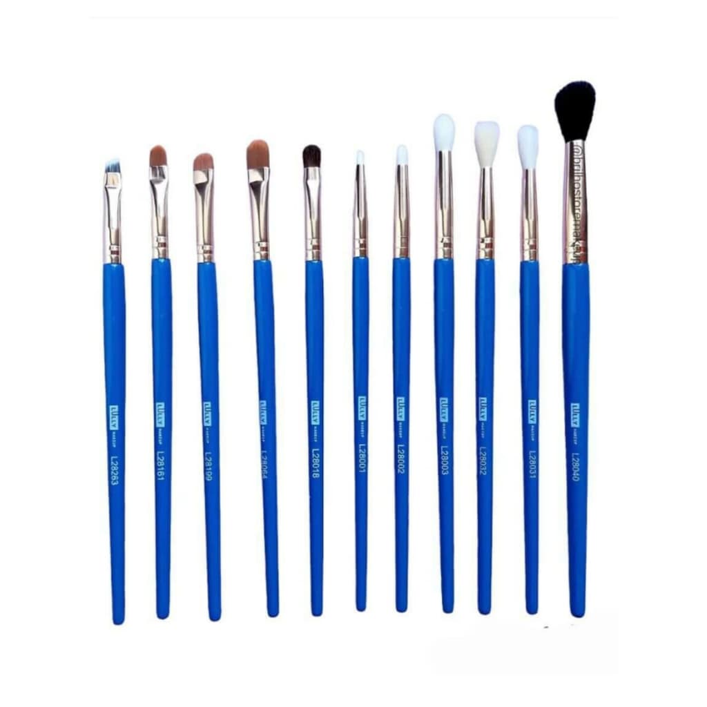 Pincel Maquiagem Lully Makeup - Cabo Azul