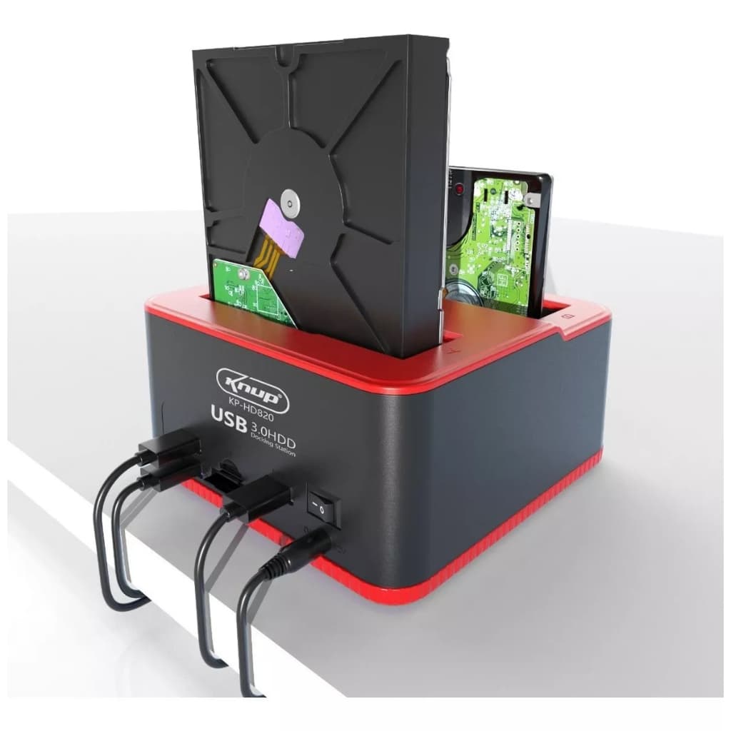 Dock Station Hd Sata USB 3.0 Knup Pc Notebook Hdd Sata 3.5 E 2.5