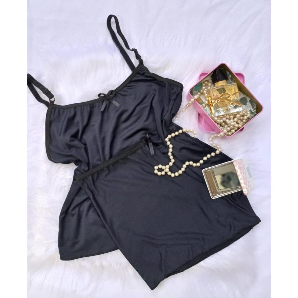 Pijama Feminino Baby Doll de Dormir Liso e Estampado P ao Plus Size Moda Feminina