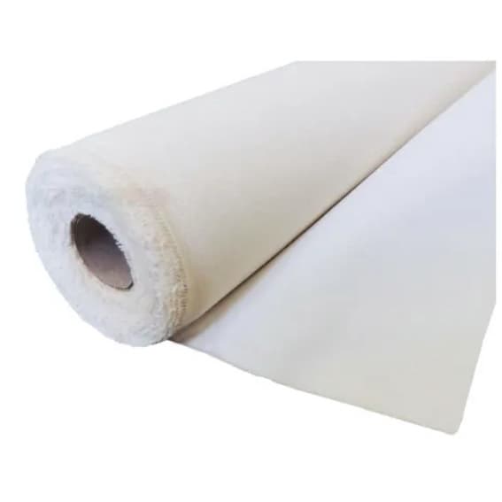 1 - Rolo de Tecido P/ Tela De Pintura - 82 Cm X 5 Metros - Já Preparad