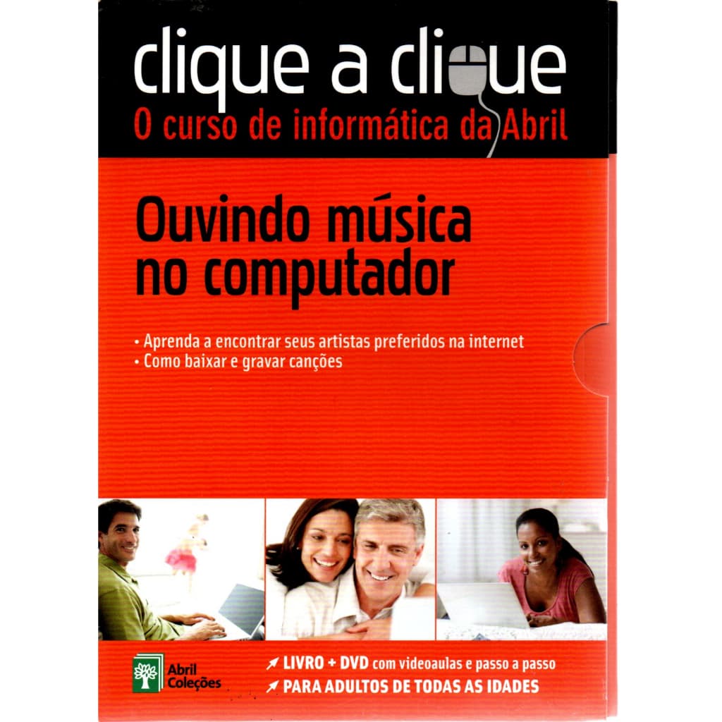 Livro+DVD Clique A Clique, O Curso De Informática Da Abril, Ouvindo Música No Computador