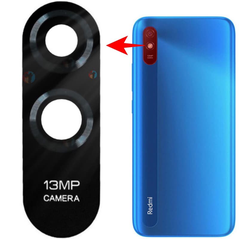 Lente De Vidro Da Câmera Traseira Xiaomi Compatível Redmi 9a - Redmi 9i