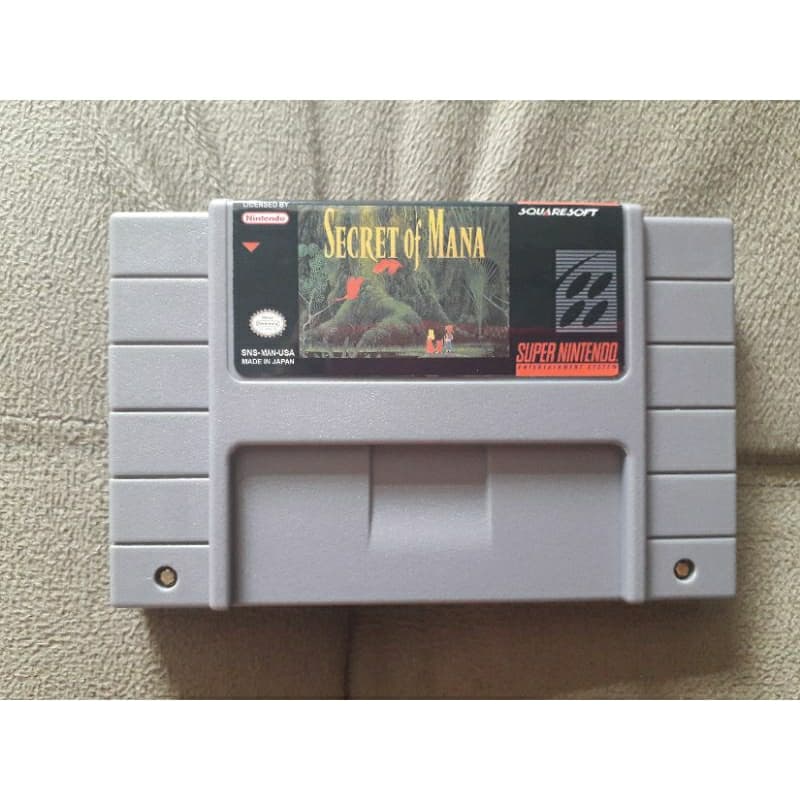 Secret of Mana p/ Super Nintendo salvando