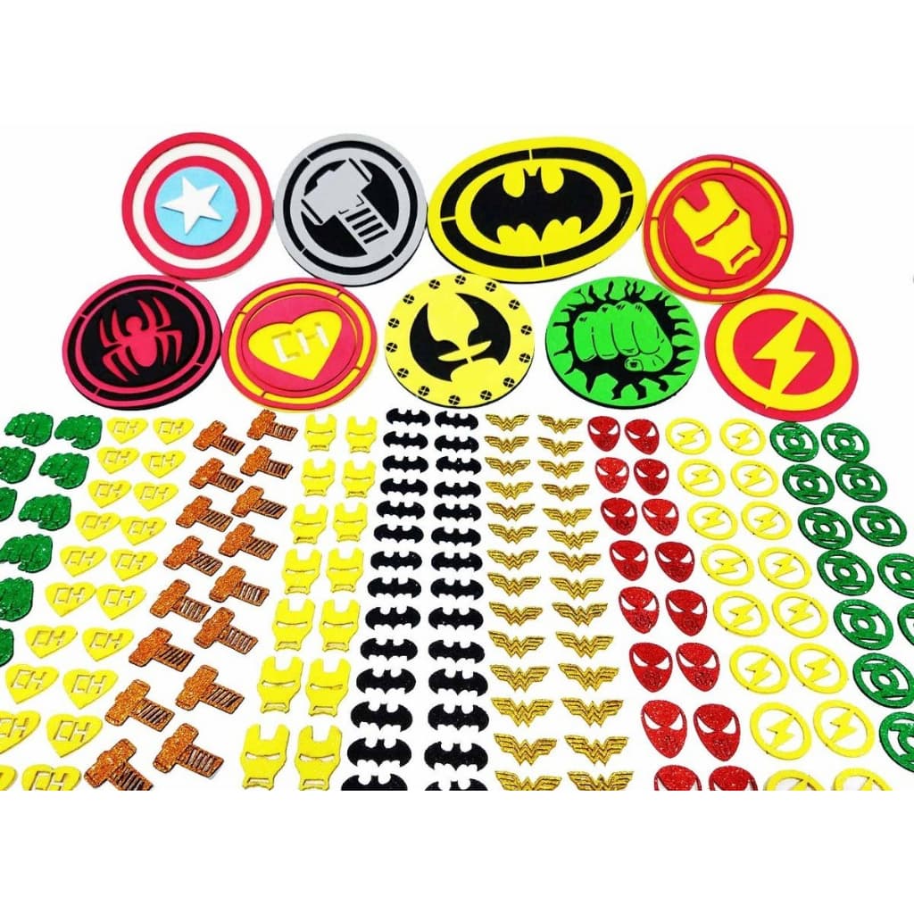 Adesivos Pet Piercings Eva Super Heróis Petshop Cães E Gatos