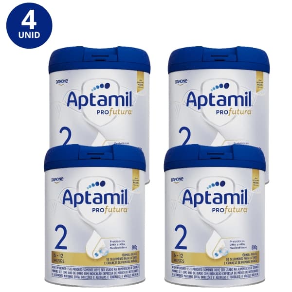 Kit 4 Latas Aptamil Profutura 2  Lata De 800g
