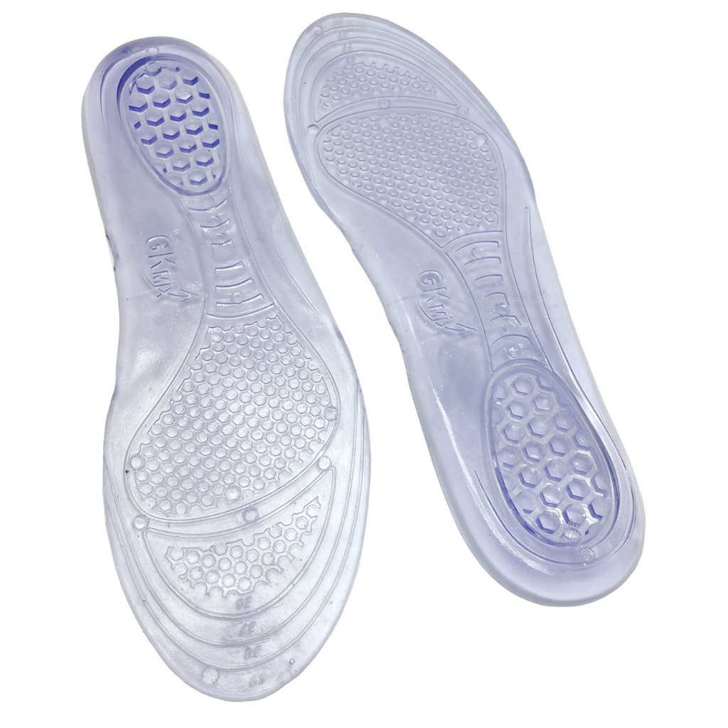 Par De Palmilha Silicone Gel Ortopédica Anti Impacto, Confortável, para Corrida e Caminhada