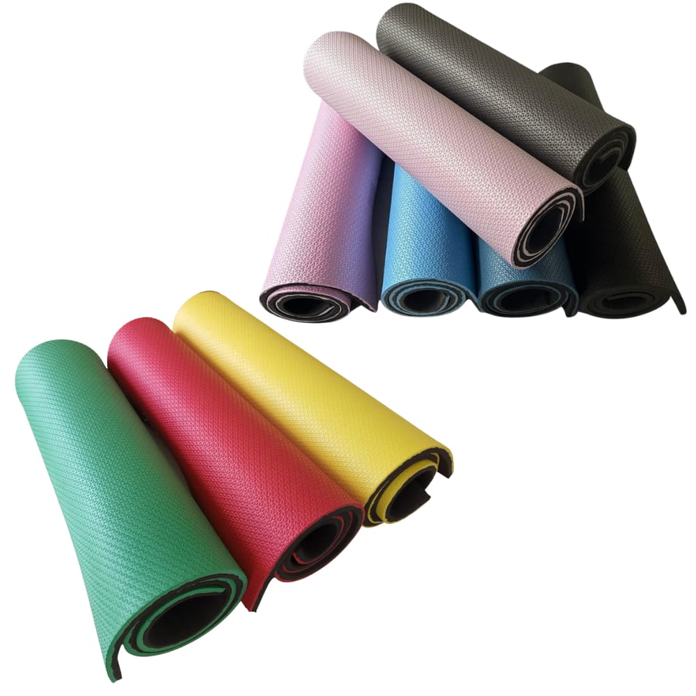 Tapete Colchonete Yoga, Pilates, Fitness, Ginástica - 1m x 50cm x 10mm.