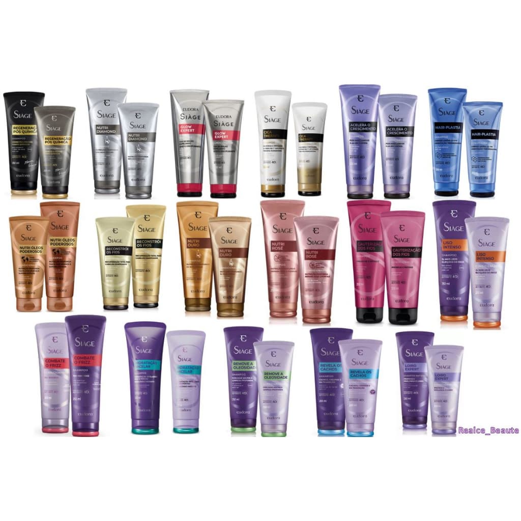 Kit Eudora / Siàge /  Shampoo + Condicionador / Instance