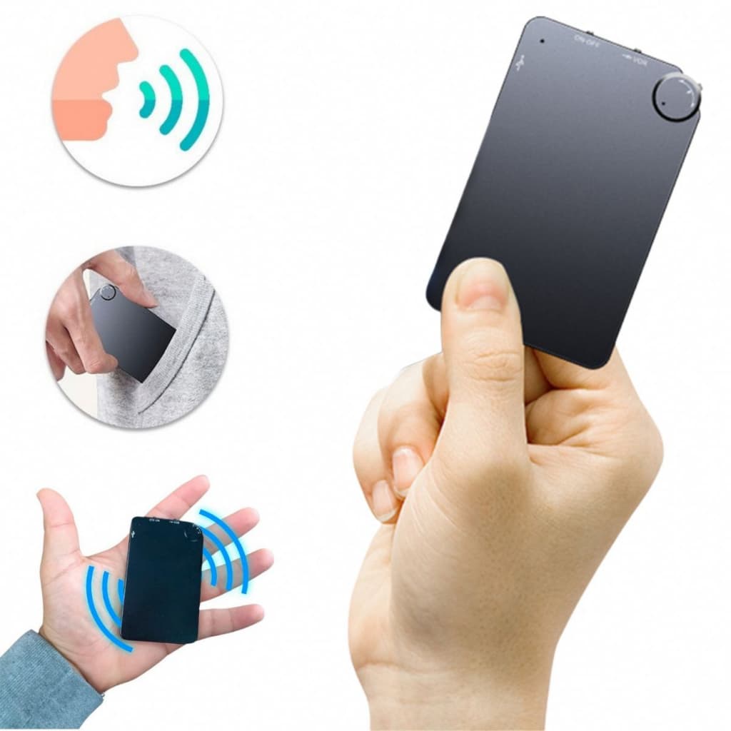 Mini Gravador Profissional Portátil 8gb Comando Sensor Voz Áudio Micro Escuta Promoção