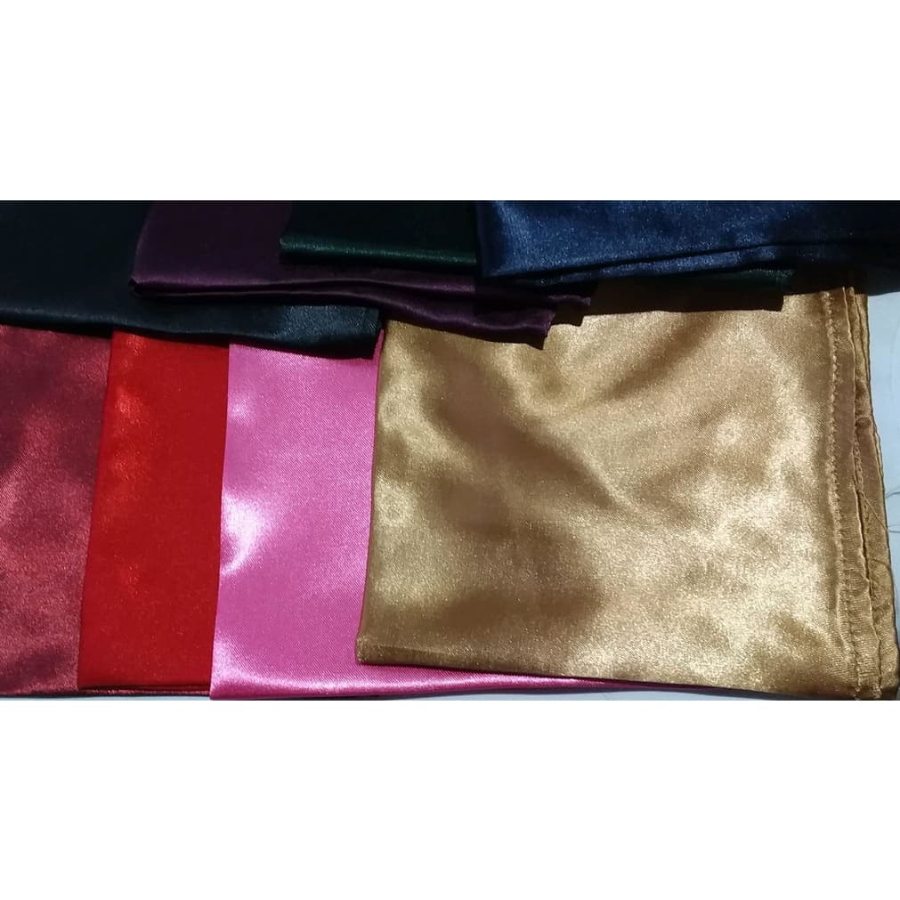 Lenço de bolso cetim Lenço para terno 25cmx25cm