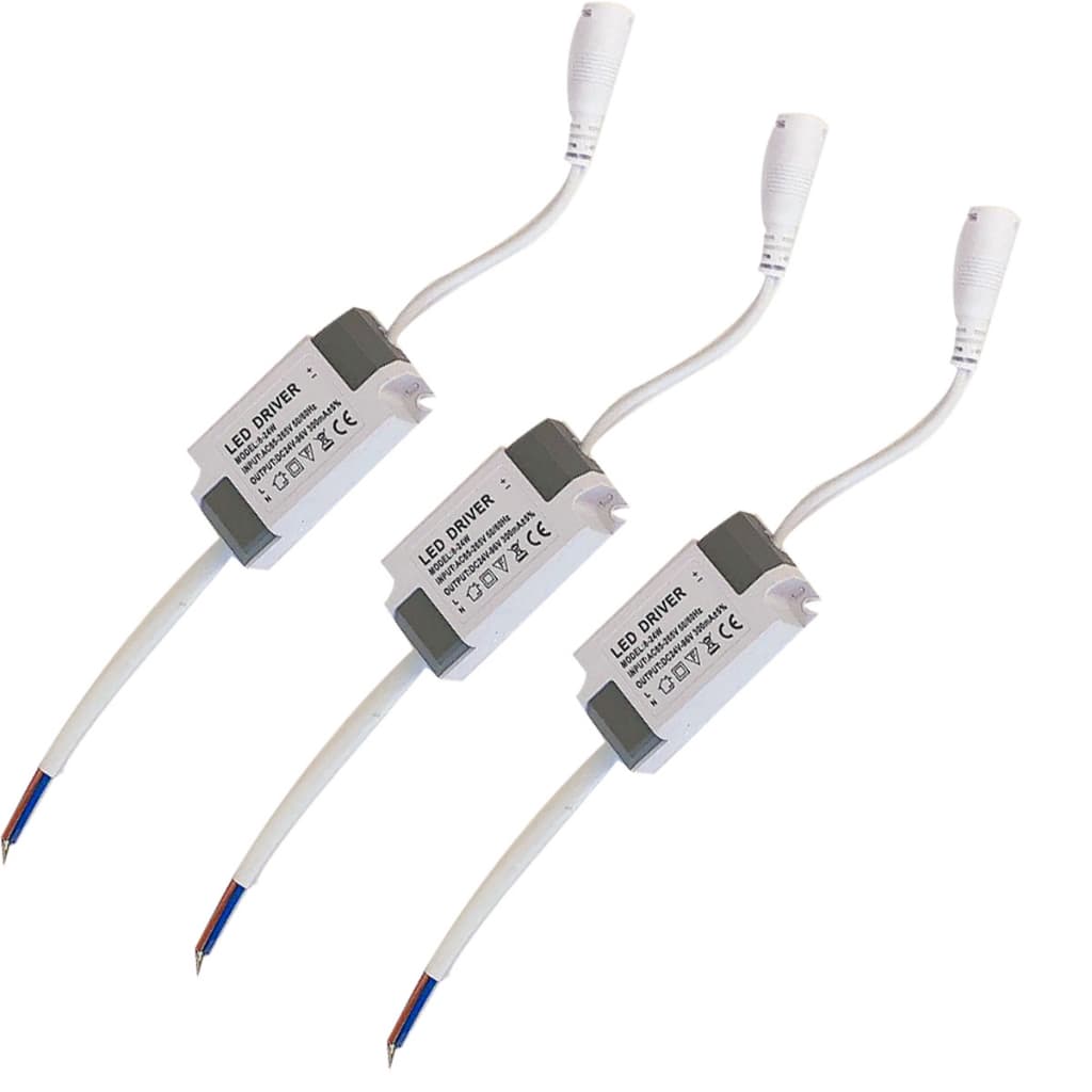 Kit 3 un Reator Driver 8w Até 25w para Painel Led Embutir Sobrepor bivolt