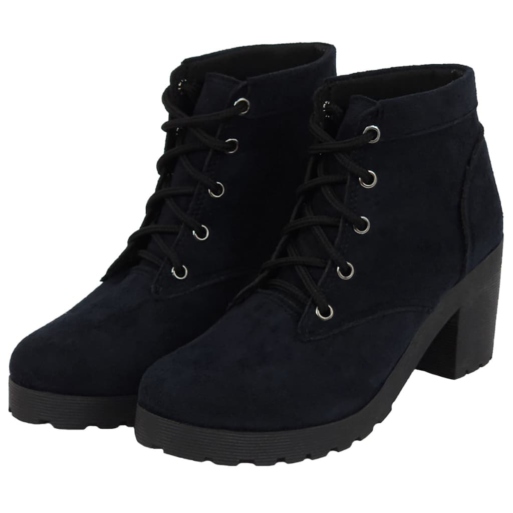 Coturno Feminino Salto Botinha Camurça Tendência