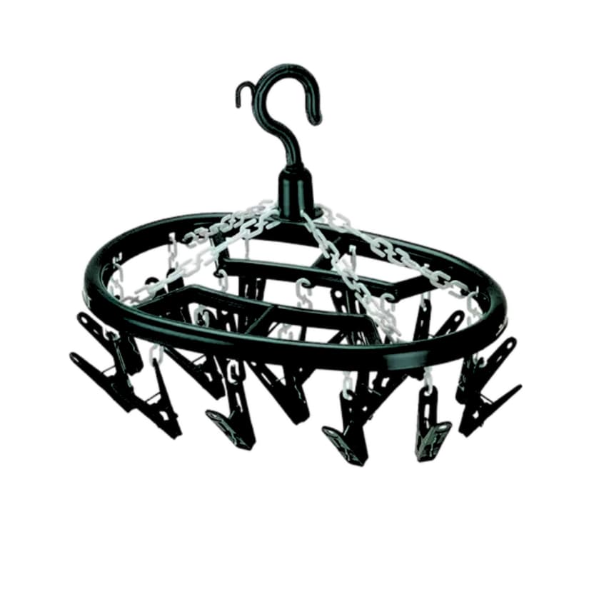 Varal De Roupas Íntimas Oval Com 18 Prendedores Pronta Entrega