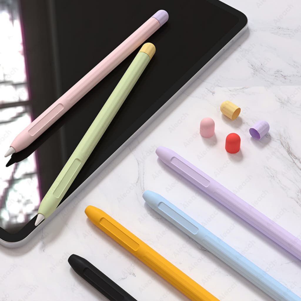 Case Capa De Silicone P Caneta Apple Pencil iPad 1 E 2 Geração