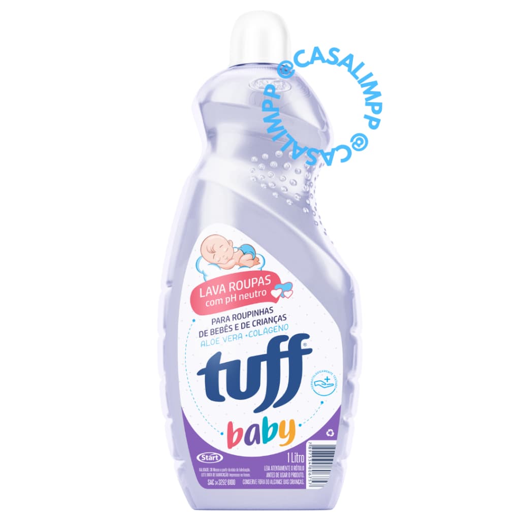 Lava Roupas com pH neutro Tuff Baby 1 litro